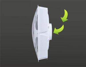 External duct energy saving fan